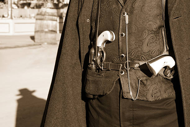 Gunfighter Gunfighter on the street of Tombstone, Arizona, USA gunman photos stock pictures, royalty-free photos & images