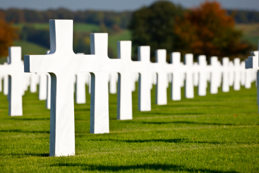 The American military cemetery Henri-Chapelle near Aubel in Belgium.