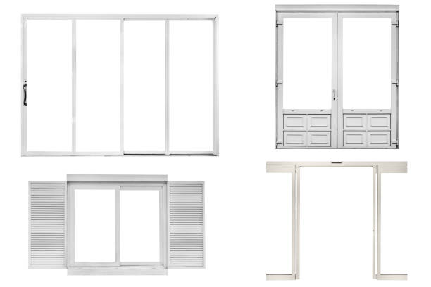istock set white window and door isolated on white background 1699545191