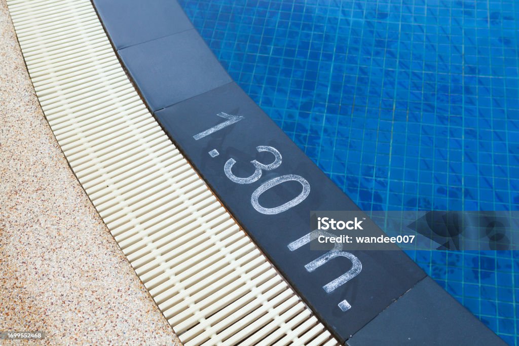 Edge Pool Timetable Edge Swimming Pool Stock Photo - Download Image Now - Safety, Sign ...