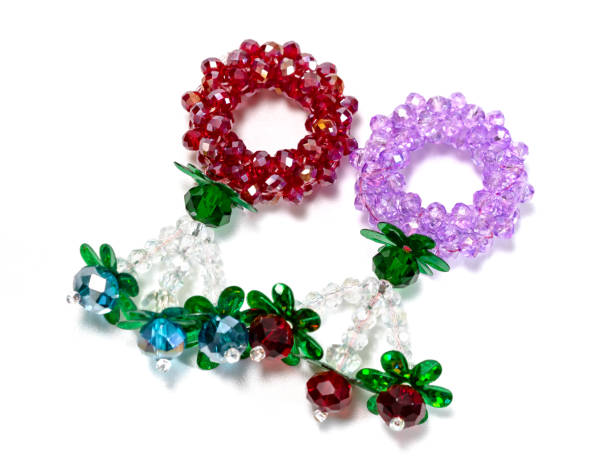 istock colorful garland crystal beads pattern style thai isolated on white background 1699557987