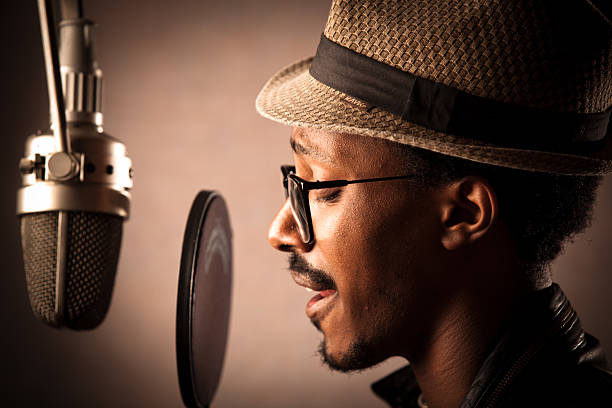 istock Jazz Singer Recording Vocals 169956174