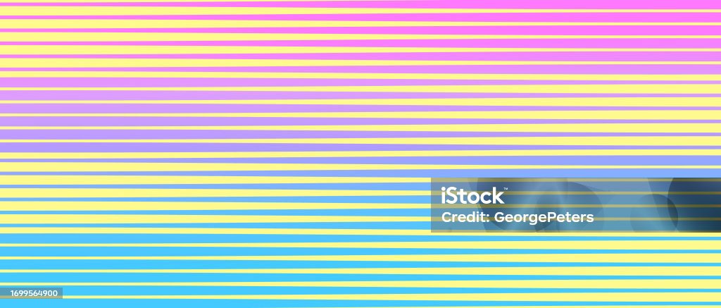 Neon Colored Horizontal Stripes Background Stock Illustration ...