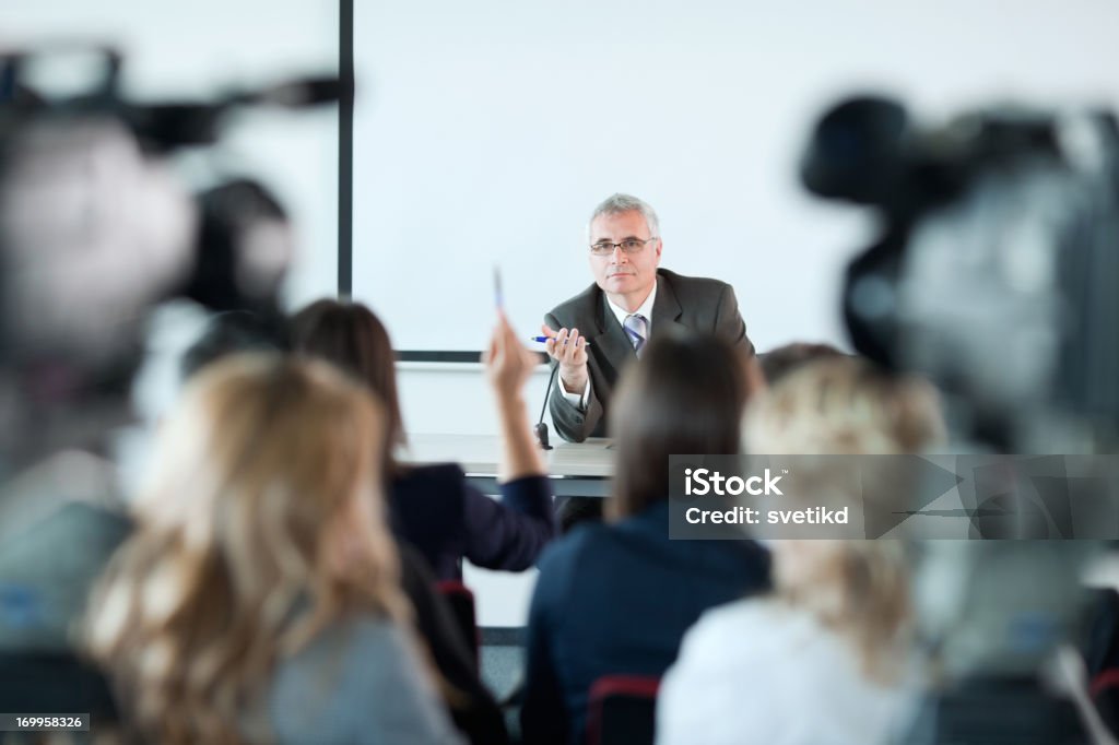 Conferência. - Royalty-free Adulto Foto de stock