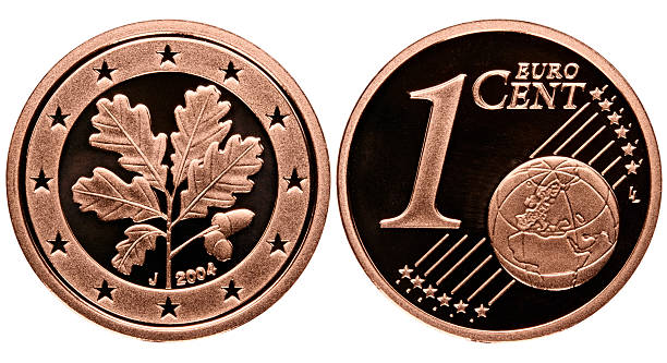 istock Proof Euro Cent Coin on white background 169958887