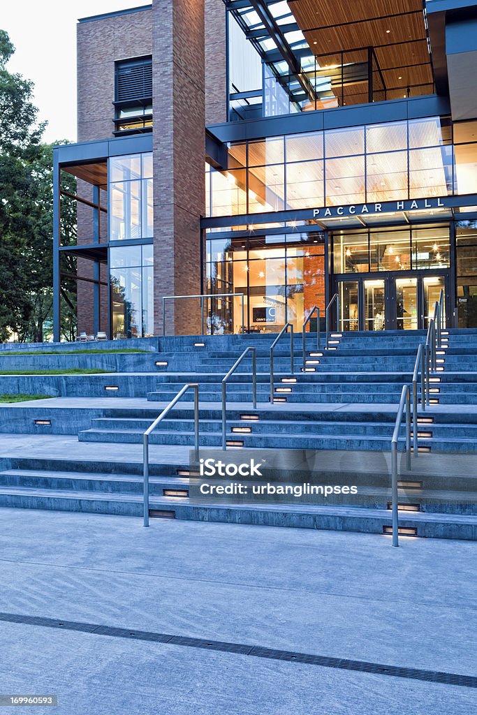 University of Washington Paccar Hall - Foto stock royalty-free di Città universitaria