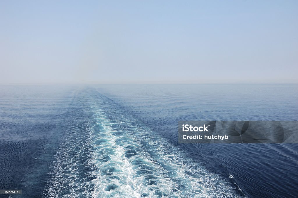 Barco Wake - Royalty-free Mar Foto de stock