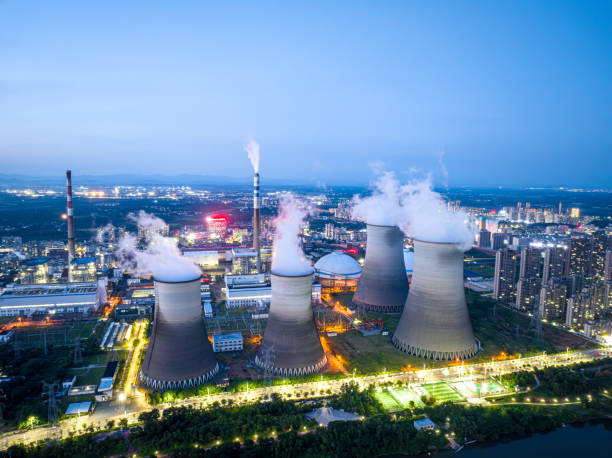 istock night scene of power station 1699623048