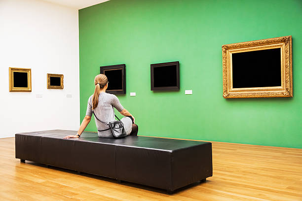 istock Woman Sitting In Museum 169962567