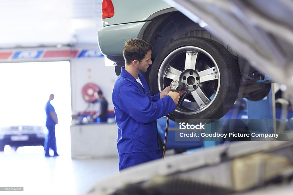 Eines der schwierigsten Arbeitnehmer - Lizenzfrei Reifen Stock-Foto