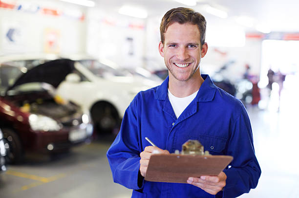 nada se passou a sua experiência olho - auto repair shop adult auto mechanic blue imagens e fotografias de stock