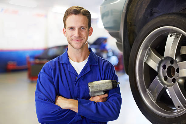 istock Your new set of tyres, sir! 169962747