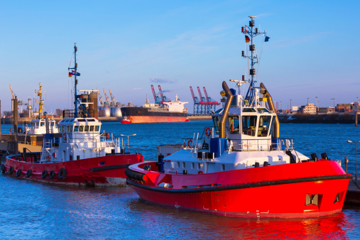 I LOVE HAMBURG: Tugs waiting for the next job in the harbour of Hamburg  - Germany - Taken with Canon 5Dmk3 / EF70-200 f/2.8L II USM