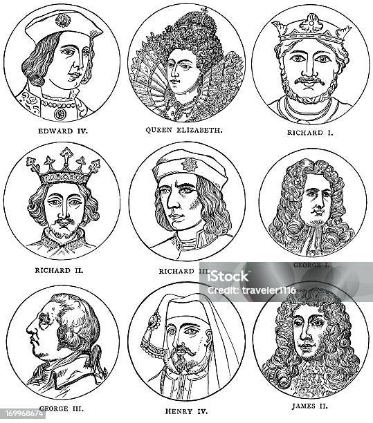 Rulers Of England 조지 3세에 대한 스톡 벡터 아트 및 기타 이미지 - 조지 3세, 리처드 3세, 엘리자베스 1세