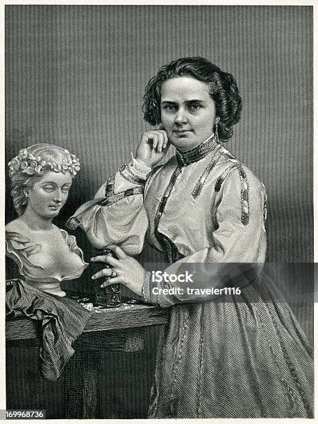 Harriet Hosmer Stock Vektor Art und mehr Bilder von Frauen - Frauen, 1873, Alt