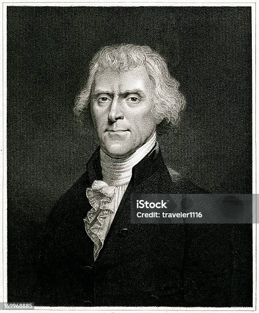 Thomas Jefferson Vecteurs libres de droits et plus d'images vectorielles de Thomas Jefferson - Thomas Jefferson, Portrait - Image, Style victorien