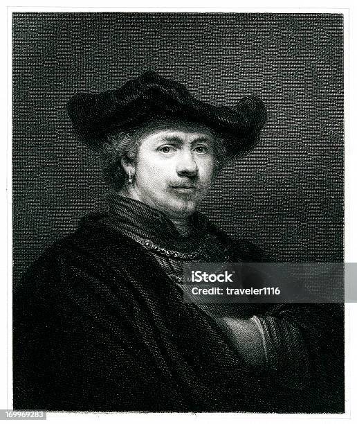 Rembrandt Stock Illustration - Download Image Now - Rembrandt - Artist, 1834, 19th Century Style