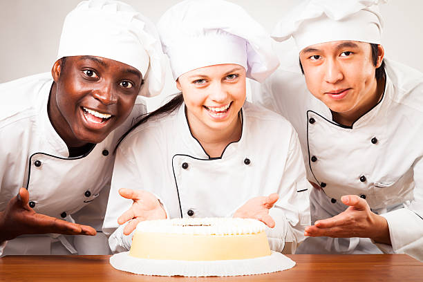 Chef hat isolated on a white background.