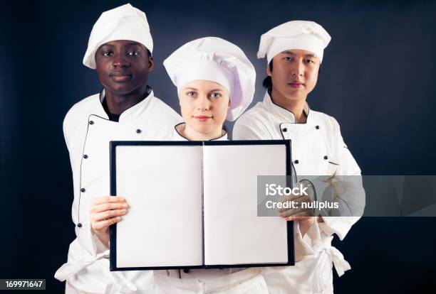 Multiethnic Group Of Cooks Stock Photo - Download Image Now - Adult, African Ethnicity, Asian and Indian Ethnicities