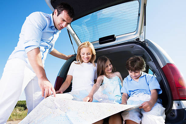 istock Lost on a family road trip. 169971967