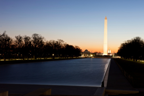 The Washington Monument in Washington DC.