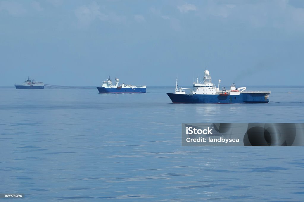 SÍSMICO encuesta barcos - Foto de stock de Agrimensor libre de derechos