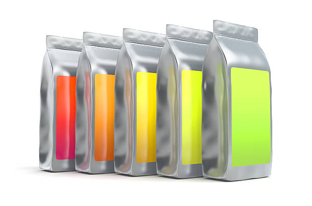 Aluminum Foil Bag Package, isolated.