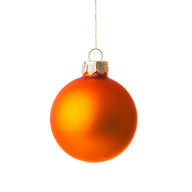 Christmas ball, isolated on white stock photo