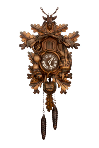 Alemán antiguo reloj de cuco photo