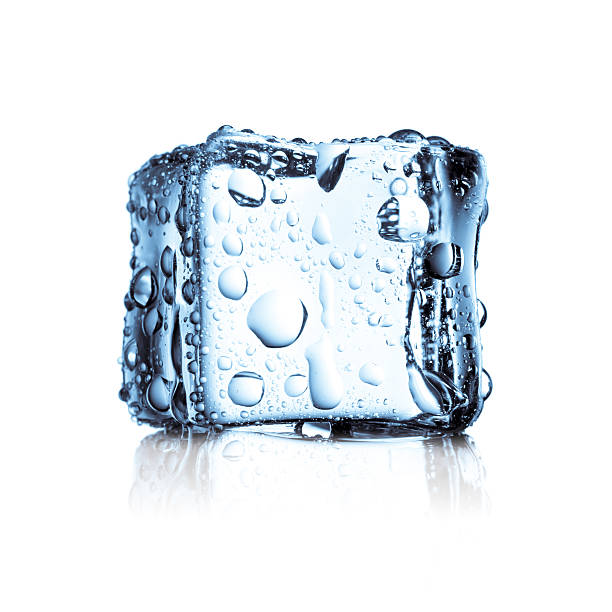 Ice Cube - Water frozen cold fresh stock photo