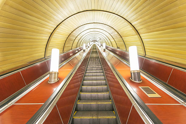 istock Moscow Metro Subway Escalator Russia 169974996