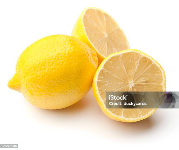 Свежий Lemons — стоковые фотографии и другие картинки Без людей - Без людей, Белый фон, Горизонтальный