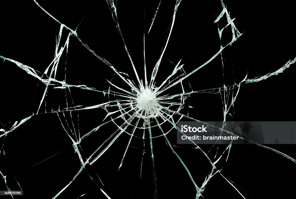 Треснувший стекло - Стоковые фото Разрушенное стекло роялти-фри