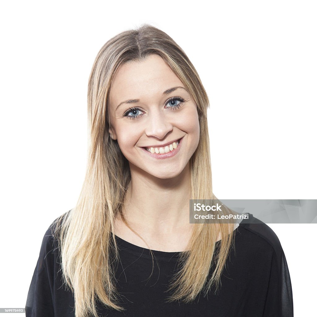 Utile, souriant expressions du visage de femme - Photo de Actrice libre de droits