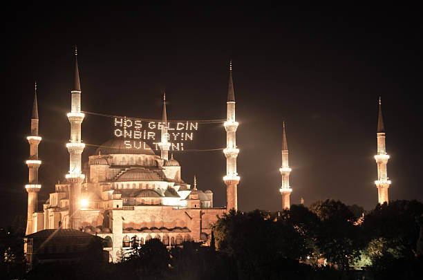 istambul - sultan ahmed mosque imagens e fotografias de stock