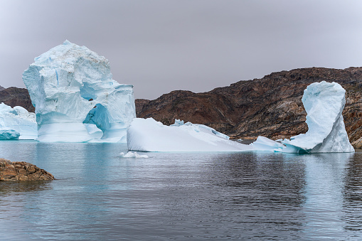 glaciers are on the arctic ocean in greenland