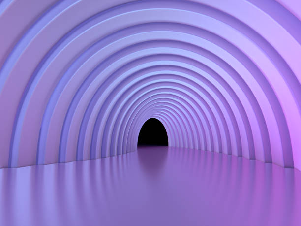istock 3D illustration of a spiral tunnel 1699782529