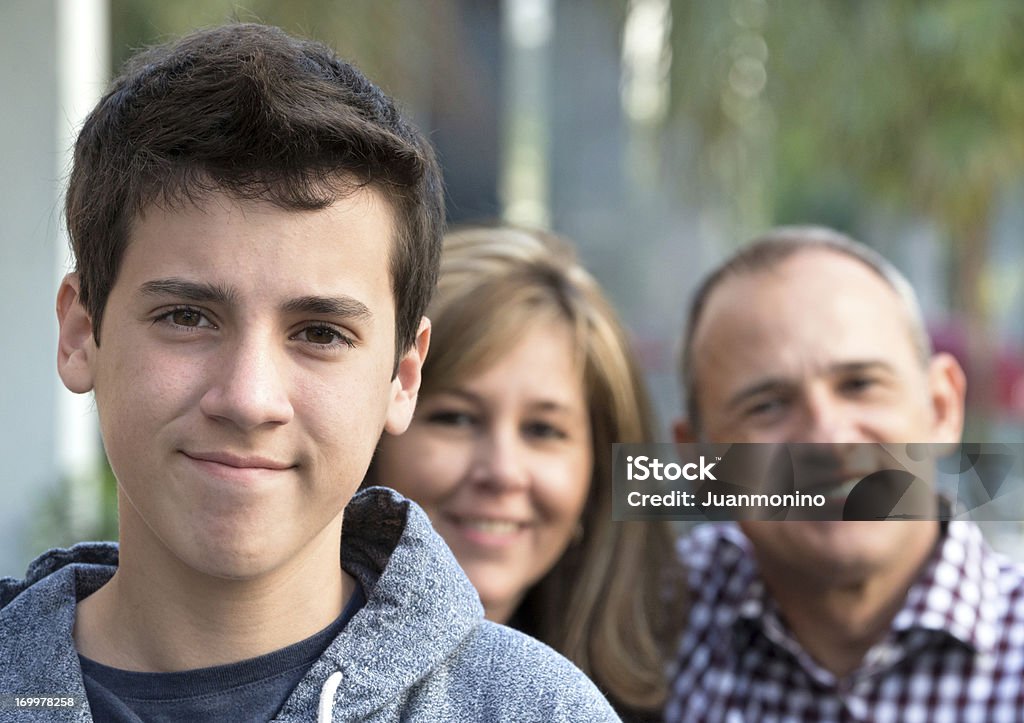 Glückliche Familie - Lizenzfrei Porträt Stock-Foto