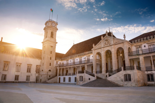 Historical European University of Coimbra, Portugal.