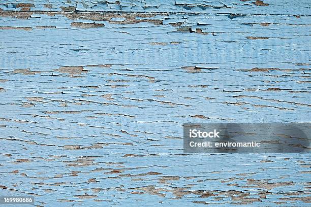 Alt Blau Holz Brett Hintergrund Stockfoto und mehr Bilder von Angeschlagen - Angeschlagen, Malfarbe, Verwittert