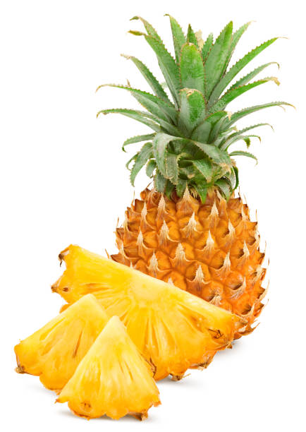 istock sliced pineapple isolated on white background. exotic fruit. clipping path 1699816232