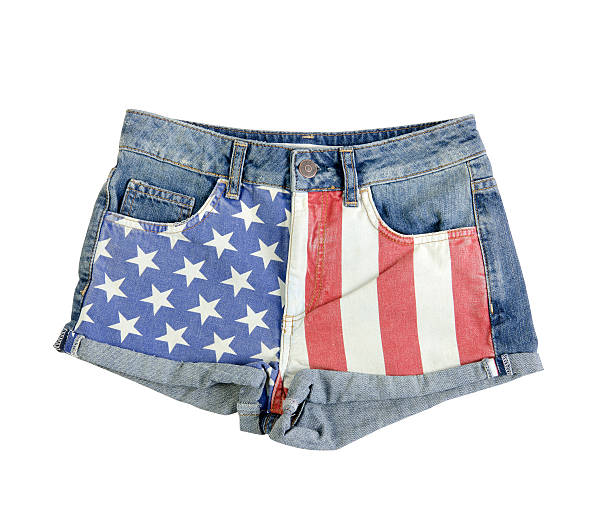 istock Blue Female Jean Short 169982734