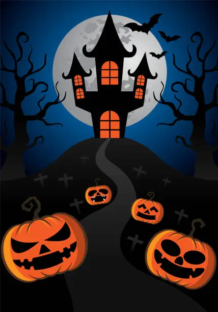 Vector illustration of halloween