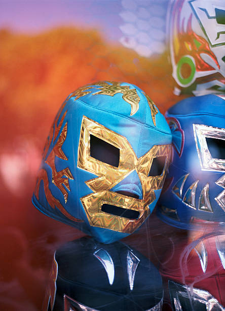 istock Mexican Lucha Libre Masks in San Francisco Window Display 169985330