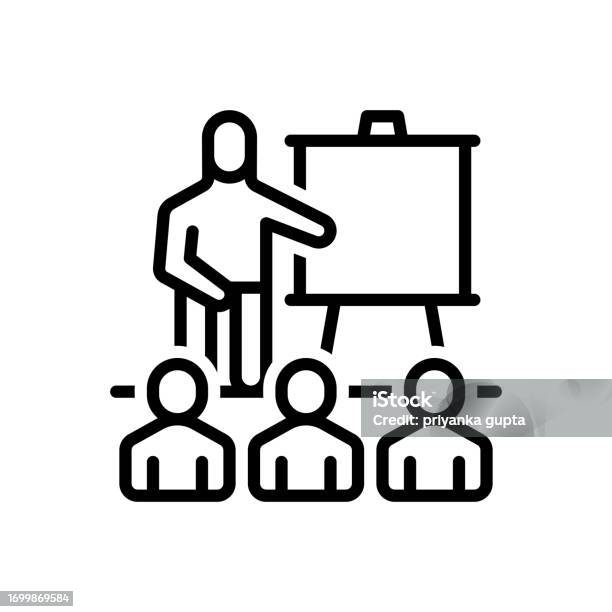 Training Istock Training Instruction Stock Illustration - Download Image Now - Audience ...