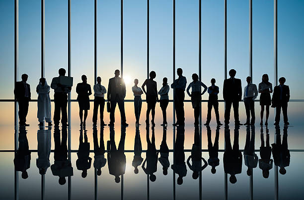 istock Confident Business People Silhouette. 169987081