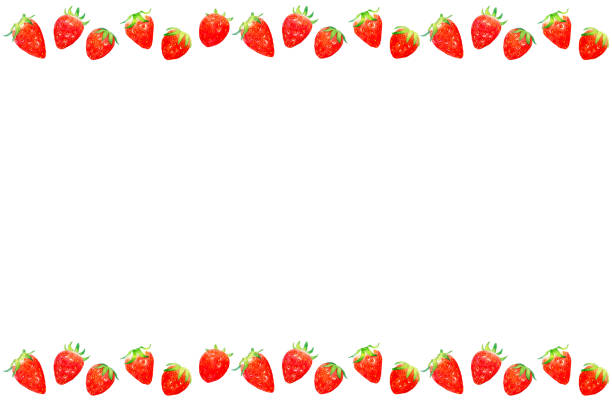 istock Strawberry Backgrounds Web graphics. Hand drawn watercolor illustration of fruit. 1699908251