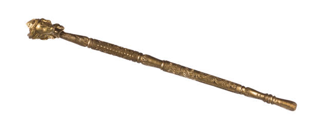 istock golden magic wand isolated on white background 1699908779
