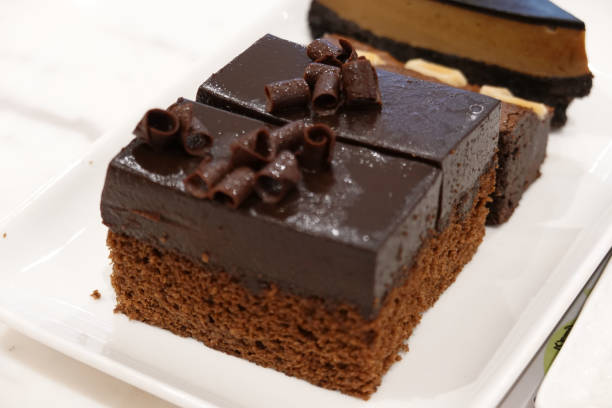 istock Mini cakes with chocolate and cheesecake 1699916298