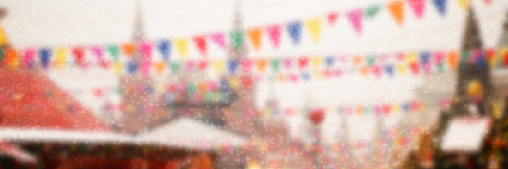 christmas fair banner blurred background,bazaar in Moscow,new year decorations on red square in winter